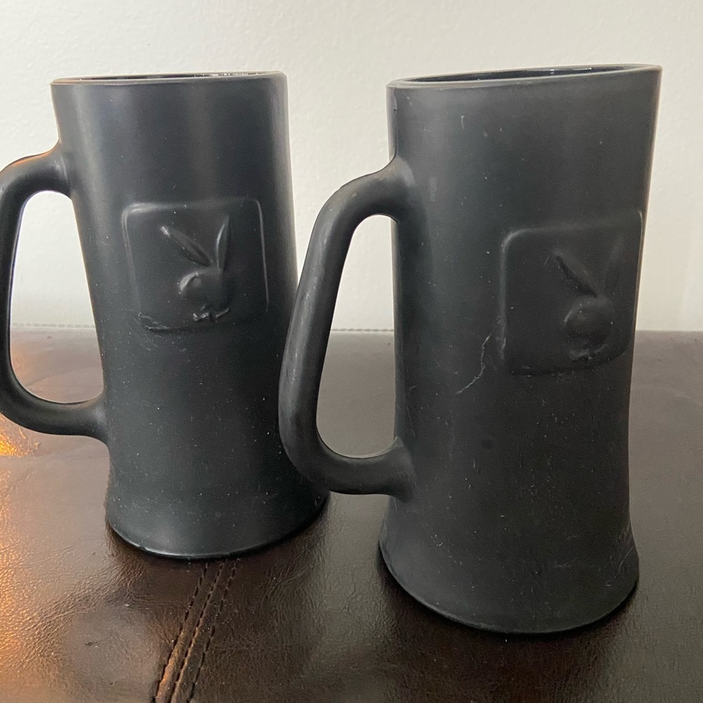 Count of 2 playboy cups